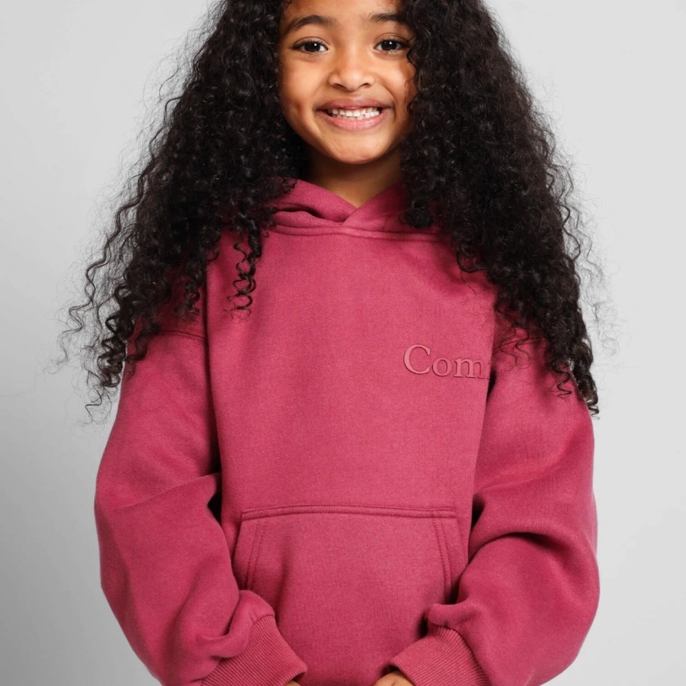 Comfrt Minimalist Kids Hoodie Size L Berry Limited Edition